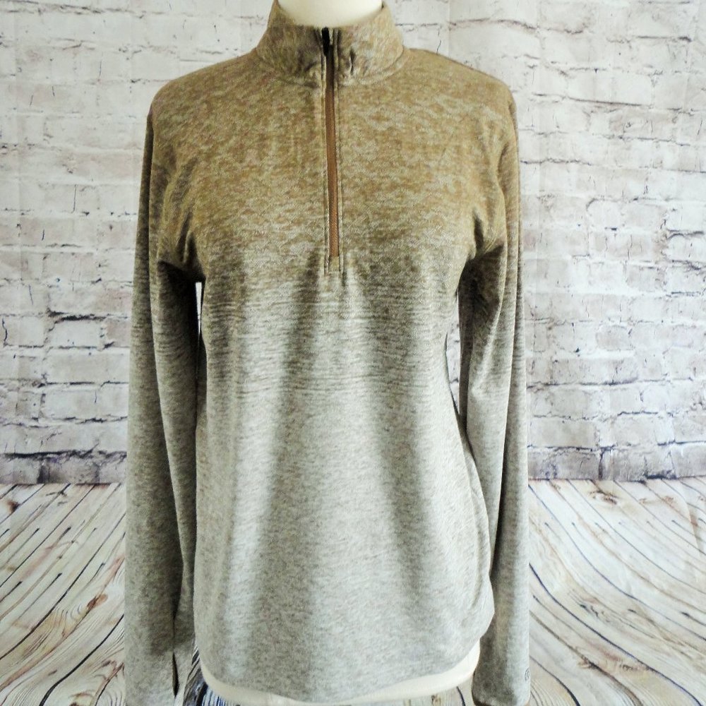 Champion Womens 1/4 Zip Pullover Sweater Sport S